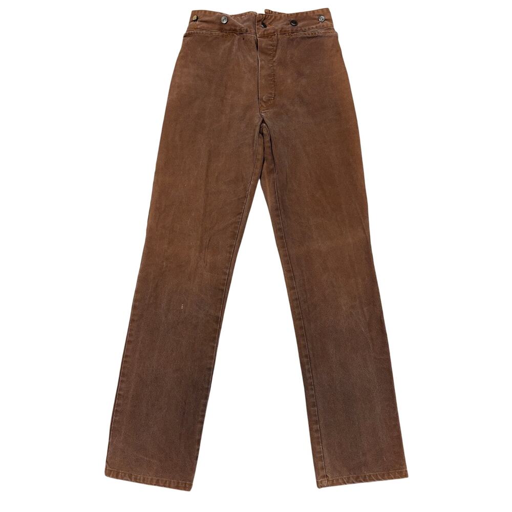 VTG Wahoo Maker Yuma Arizona Buckle Back Dungarees Frontier Pants Men's 29x34